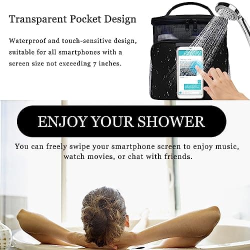 Dorm Room Essentials for College Students Girls Boys Guys,Shower Caddy,Travel Essentials Hanging Toiletry Bags for Traveling Women Men,Mesh Shower Caddies Portable for Camping,Gifts for Christmas - Thumbnail 4