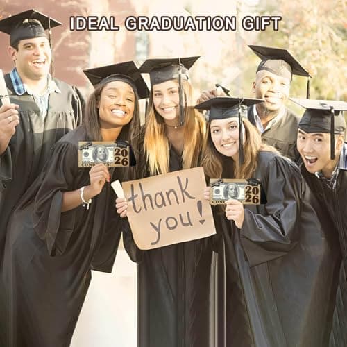 Graduation Gifts 2026 Money Holder, Wooden Graduation Money Cash Envelope Box for Class of 2026 High School Senior College University Graduates Student - Thumbnail 5