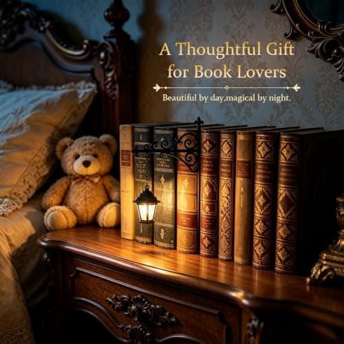 Neliangia Library Lantern-Decorative Bookshelf Lighting,Fantastic Shelf Decor Lamp with Warm LED Nightlight,Miniature Hanging Shelf Lamp,Portable Mini Bookshelf Lamp for Literary Lovers (3 PC) - Thumbnail 2