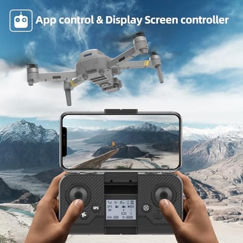 Bingchat 2025NewUpgraded Fall-resistant Brushless GPS Drone with Camera 2K for beginners, 34 Minutes, Auto Return Home, Follow Me, Circle Fly, Tracking Fly, Cool Flash Lights, GPS Hover, Speed Adjust, under 250g - Thumbnail 3