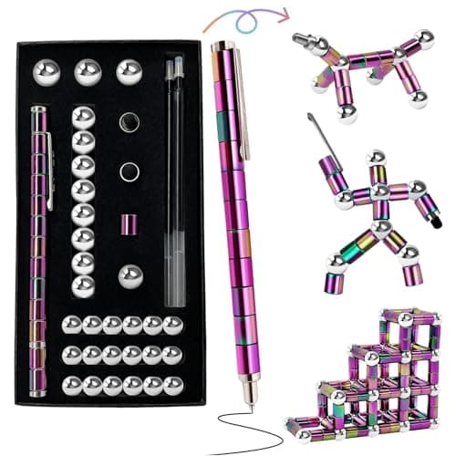 Fidget Gel Pen Gift for Teens, Creative Office Desk Accessory for Men and Women