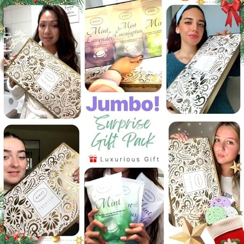 Shower Steamers Aromatherapy 18 Pack Mothers Day Gifts for Wife Women Her Him Romance Birthday Spa Basket Natural Essential Oils Stress Relief Mint Lavender Relaxation for Mom Men Teens Adults Travel - Thumbnail 2