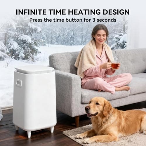 Large Towel Warmer for Bathroom, Unlimited Heating Heated Towel Warmers Bucket, Bath Blanket Warmers for SPA, Auto Shut Off, Fits Up to Two 40"X70" Oversized Towels, Bathrobes, Ideal Gifts -White - Thumbnail 2