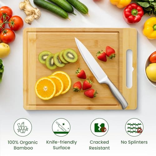 Kikcoin Retirement Gifts for Women 2026 - Bamboo Cutting Boards Leaving Gifts for Colleagues, Coworker, Friend, Teacher, Parents, Family, Retirement Party Decoration, Recipe for Great Retirement - Thumbnail 4