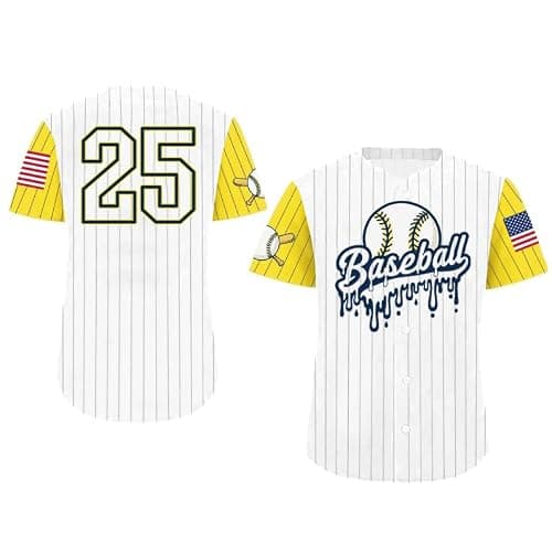 Baseball Shirts for Women Baseball Season Shirt Game Day Player Tshirt Sport Team Button up Short Sleeve Tops - Thumbnail 6