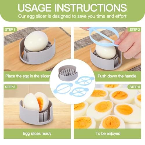 90 Deviled Egg Containers with Lid (Set 3),Plastic Easter Deviled Egg Tray Carrier with Handl Injector Piping Tool,Clear Storage Deviled Egg Platter Holder for Refrigerator Party Picnic Party Events - Thumbnail 5