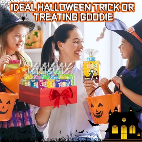Halloween Party Favors for Kids Bulk: 24 Pack Rainbow Scratch Art Notebook Bulk Scratch Art Party Favors Girls Boys Birthday Party Favors Classroom Prizes Gifts - Thumbnail 3
