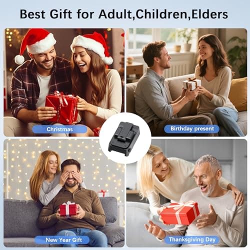 Wireless Induction Speaker, 5 in 1 Bluetooth Speaker with Phone Stand and Power Bank(3000mAh), Birthday Gifts for Men Women Teens, LED Lights 360° Rotation Phone Holder Compatible with Phones iPad - Thumbnail 6