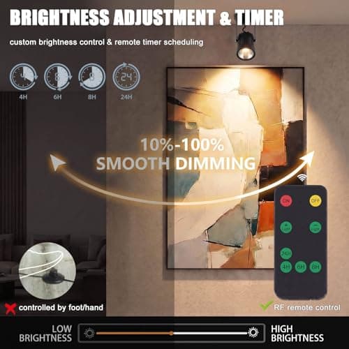 Ucomeuni LED Spotlight Indoor for Plants Uplights Lamp Accent Lighting Decor 12V Low Voltage Warm White Up Down Spot Lights Outdoor Landscape Lighting 2 Pack(Adapter, Base and Stake Included) - Thumbnail 4