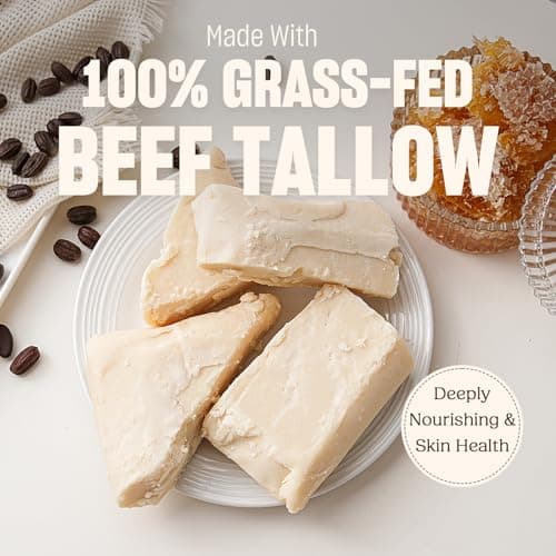 CADDISE Whipped Beef Tallow for Skin – 100% Grass-Fed Handmade Cream Moisturizer for Face & Body, Natural with Honey, Shea Butter, Jojoba Oil, Non-Greasy, Nourishing for Men, Women, Kids, 4 Oz - Thumbnail 2