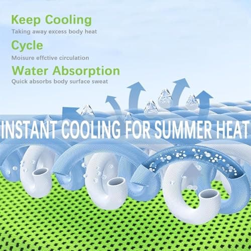 LSLCQW 4 Pack Cooling Towels (40"x12"), Cooling Towels for Neck and Face, Gym Towel for Working Out, Soft Breathable Microfiber Ice Towel for Yoga Sport Running (Pink, Green, Light Gray, Light Blue) - Thumbnail 4