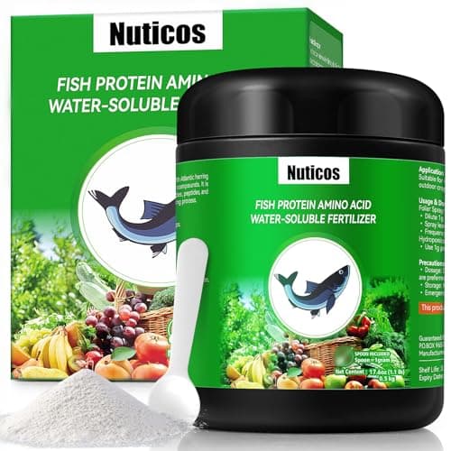 Dried Fish Protein Concentrate, 17.6oz, Suitable for Vegetables, Fruits, Lawns and Other Plants, Helps Stimulate Plant Growth and Boost Fruit Quality
