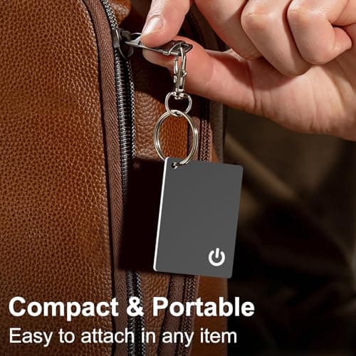 Wallet Tracker Card Rechargeable Smart Tracking Card Tag, Works with Apple Find My APP (iOS Only), Wireless Charge, IP68 Waterproof, for Keys, Luggage, Passports, Backpacks, 1 Pack - Thumbnail 6