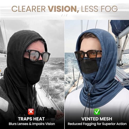 YANIKY Summer Cooling Balaclava with Breathable Holes, Sun UV Protection Face Mask for Running, Cycling, Fishing, Men & Women - Thumbnail 3