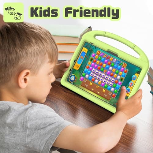 YIHE Kids Case for iPad (A16) 11th Generation 11 Inch 2025 & iPad 10th Generation 10.9 inch 2022, with Built-in Screen Protector and Stable Stand, Full Body Shockproof Protective Cover - Light Green - Thumbnail 5