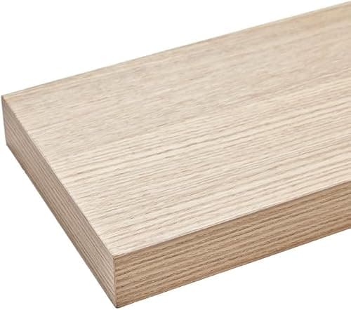 Mifurn Floating Shelves for Wall, Bathroom Shelves Over Toilet, Wall Shelves & Book Shelf for Room, Hanging Shelf, Modern Wooden Mounted Floating Shelves, 24x7x1.5 in (Oak, Set of 3) - Thumbnail 5