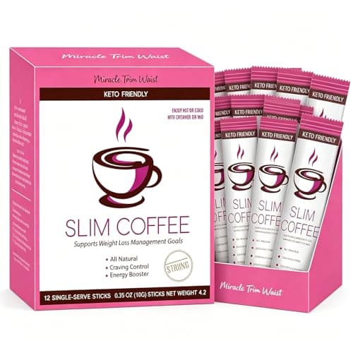 Ustar Slim Ground Coffee, Natural Diet Instant Coffee, Medium Dark Roast Coffee, 24 Count Single Serve Arabica Coffee - Image 1
