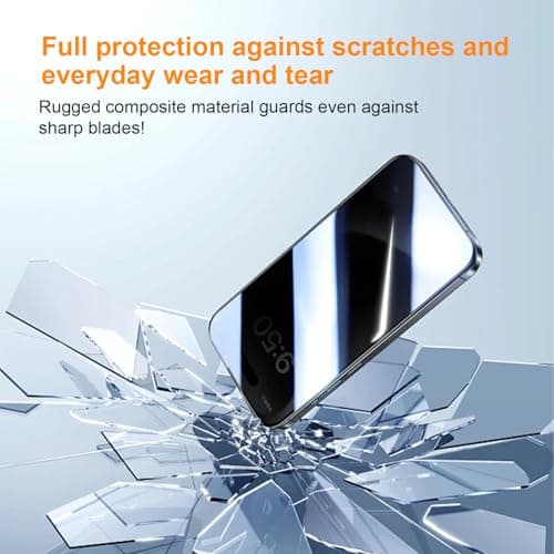 OneFish Full Edge Coverage Tempered Glass Screen Protector for IPhone 12/IPhone 12 Pro 6.1 inch 2 Pack Edge Reinforced, Self-Aligning Installation, Case Friendly Privacy Screen Protector - Thumbnail 4