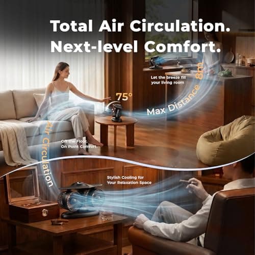LAMJIE Jet Engine Desk Fan -18-Hour Runtime Battery Operated Fan Turbo fan, USB-C Rechargeable Table Fan, High-End Aviation Turbine Office Decor, Luxury Gift Box for Men, Dad, Pilots, Tech Lovers - Thumbnail 6