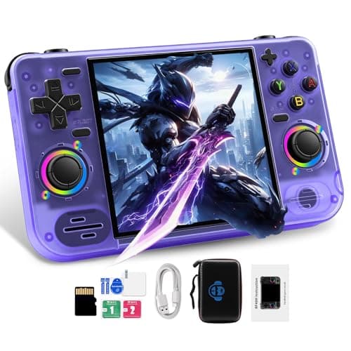 RF40H Retro Handheld Game Console, 4.0" Retro Gaming Console, Built-in 20,000+ Classic Games, Supports WiFi Connection, Open Source Linux System, Portable Handheld Video Games (Purole) - Image 1