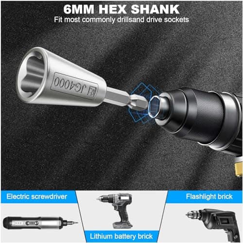 Wire Twister Tool for Drill, 6MM Hex Shank, Stripper & Cable Twister - Thumbnail 3