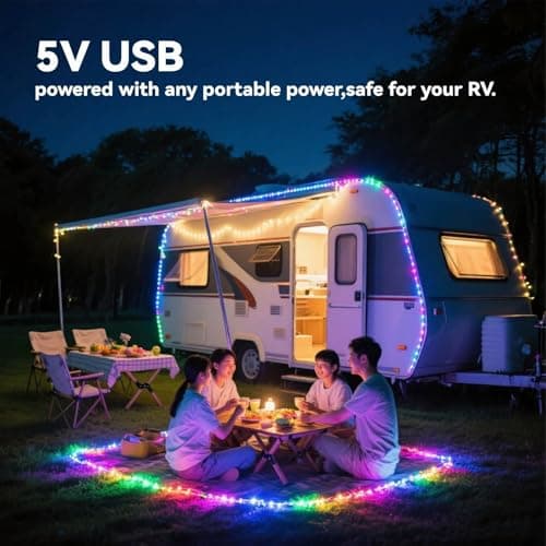 Color Changing Fairy Lights with Remote, USB 32.8ft RGB+IC Light Twinkle Bluetooth APP Control,Dimmable Xmas Music Sync Lights Timer IP67 Waterproof for Christmas Tree Indoor Outdoor Decor - Thumbnail 2