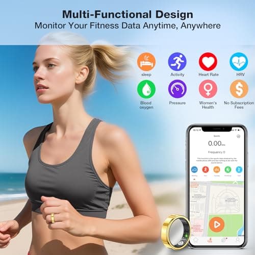 EGTWORO Ultra-Thin Smart Health Tracking Ring - Thumbnail 4