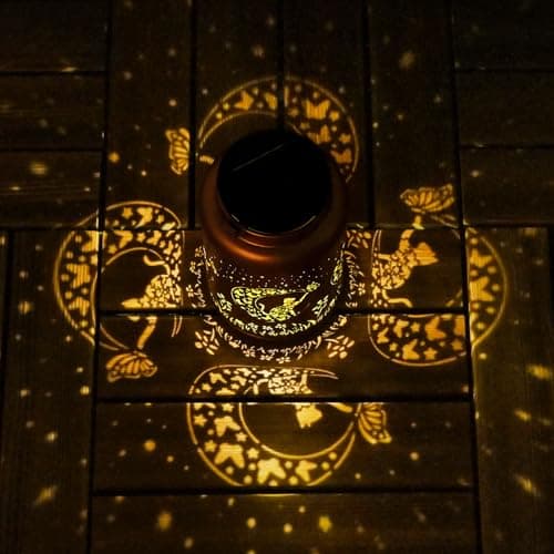 Mothers Day Gifts for Mom Grandma - Birthday Gifts for Women, Cat Solar Lights Outdoor Waterproof, Decorations Outside for Yard, Garden Decor Solar Lantern - Thumbnail 2