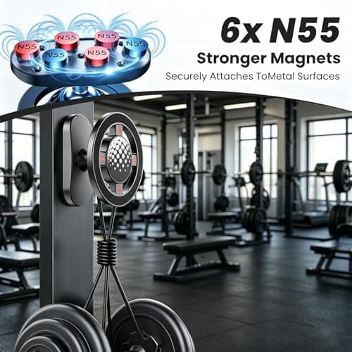 Arsatbs Magnetic Golf Cart Phone Holder, N55 Strong Magnetic Mount, 1-Second Snap-On, 360° Rotation, Compatible with MagSafe iPhone & Android Phones, Fits EZGO Club Car Yamaha, Golf Accessories Gift - Thumbnail 4