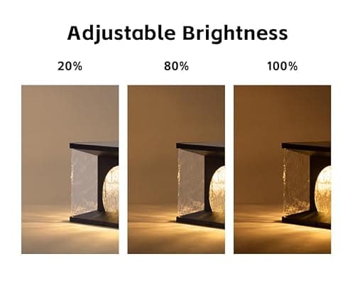 PAKEDANDUN Glass Solar Post Lights, 11.81'' Large Solar Pillar Lights Outdoor Waterproof, 3000K LED Outdoor Column Light with E26 Bulb, Modern Square Column Lamp for Gate Driveway Patio Garden - Thumbnail 2
