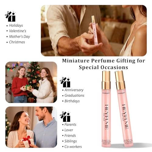 Amber&Floral Perfume for Women: Premium Eau de Parfum Lemon & Jasmine Scent Blend Inspired by Modern Way Floral Scent - Long Lasting Travel Size Spray 0.41 fl oz - Thumbnail 5