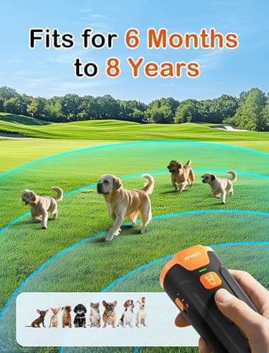 ATVIOO Dog Bark Deterrent Device– Ultrasonic Anti Barking Device for Dogs, 3X Emitters, Rechargeable Trainer for Dogs 6M–8Y, Indoor/Outdoor (Black) - Thumbnail 4
