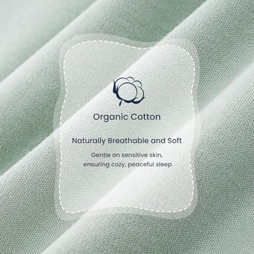 kaiya baby Unisex Toddler Sleep Sack with Feet 1.0 Tog Split Legs Sleep Sack 18-36Months, Sleep Bag Walker, Gifts for Boys & Girls, Pea Green - Thumbnail 4