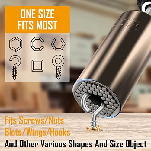 Lenski Fathers Day Gift from Daughter Wife Son Kids, Universal Socket Fathers Day Gift for Dads Men Grandpa Husband, Dad Gifts for Fathers Day, Gifts for Men Who Wants Nothing, Cool Gifts for Dads - Thumbnail 5