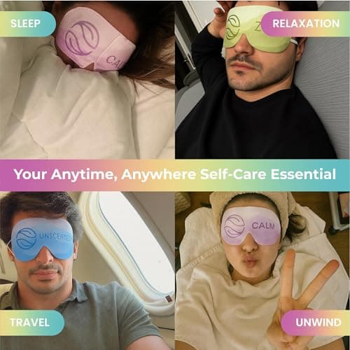 Body Restore Heated Eye Mask 30 Pack – Easter Basket Stuffers, Easter Birthday Gifts for Women & Men, Steam Warm Compress for Dry Eyes, Stye Eye Treatment – Variety - Thumbnail 5