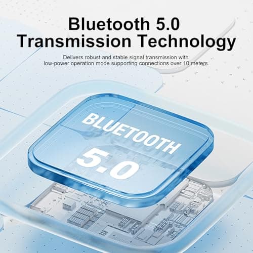 Computer Speakers for Desktop PC,Rechargeable Bluetooth Speaker,Small Computer Soundbar with Stereo & Bass,3.5mm Aux-in,TF Port,Loud Volume for Web Conferences,Teacher,Music (Black) - Thumbnail 6