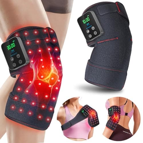 Red Light Therapy for Knee, Astarexin 72 LED Knee Wrap 3000mAh Rechargeable, Cordless Infrared Light Therapy Knee Brace Therapy Pad for Knee Shoulder Elbow Joint Relief, FSA or HSA Eligible - Image 1
