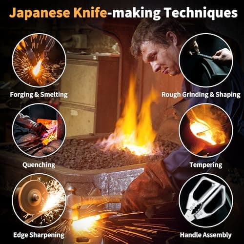 Heavy Duty Kitchen Scissors Food: Cuts 4X Easier with Japanese Steel Blade - Thumbnail 3