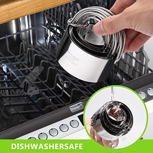 HULISEN Stainless Steel Biscuit Cutter Set, Pastry Scraper and Dough Blender, Sturdy & Long-Lasting with Ergonomic Rubber Grip, Professional Baking Dough Tools, Gift Package (3 Pcs/Set) - Thumbnail 5