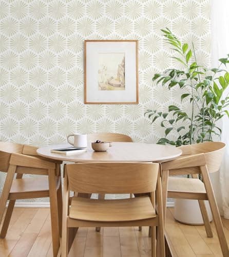 Naphite Geometric Peel and Stick Wallpaper Boho Contact Paper 590in17.3in - Thumbnail 2