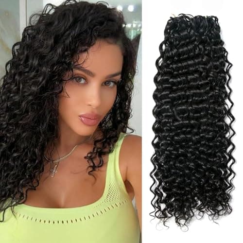 Miracle Knots Crochet Human Hair Water Wave 180G 150Strands NC 20 Inch