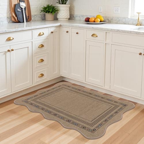 U'Artlines 2'x3' Indoor Door Mat, Entryway Rug, Non Slip Woven Washable Area Rugs, Kitchen Mats for Floor, Front Entrance Doormat for Kitchen Hall Porch Bathroom Bedroom Patio Decor (Colorful) - Thumbnail 2