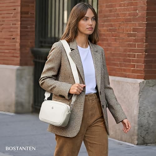 BOSTANTEN Small Crossbody Bags for Women Vegan Leather Shoulder Purses Trendy Small Handbags with Paracord Strap - Thumbnail 3