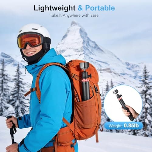 Datop Starlink Mini Tripod Mount,with Aluminum Adapter Tripod Stand Mount Adjustable Height and 360°Tilt Compatible,Starlink mini Stand for Outdoor Camping, Traveling, RV | Starlink Mini Accessories - Thumbnail 3