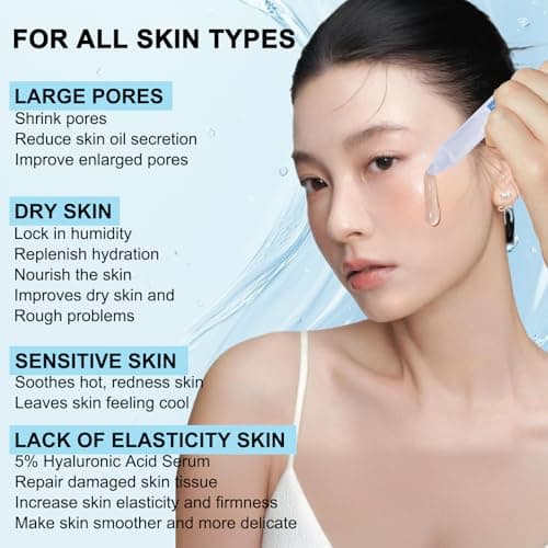 5% Hyaluronic Acid Serum Ultra Moisturizing & Elastic Skin - Wake Nature Perfection Hyaluronic Acid - Anti-Aging Serum for Face Single-Use Vials Skincare - Repair Sensitive Skin (1.5 ml)*30 - Thumbnail 5