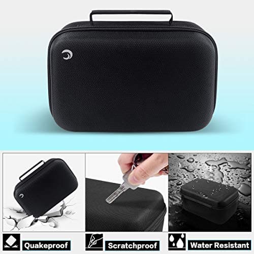 Comecase Travel Case Compatible with Blue Yeti/for Yeti Pro Microphones - Shock-Absorbent Hard Shell with Custom Foam Insert for Podcast, Streaming & Studio Gear (Bag Only) - Thumbnail 4
