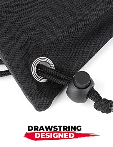 KEMIMOTO Helmet Bag, Large Capacity Lightweight Drawstring Backpack for Motorcycle Dirt Bike Motocross Bicycle Racing ATV UTV Snowmobile Snowboard Skiing Cycling Riding Welding Sports Helmet - Thumbnail 3