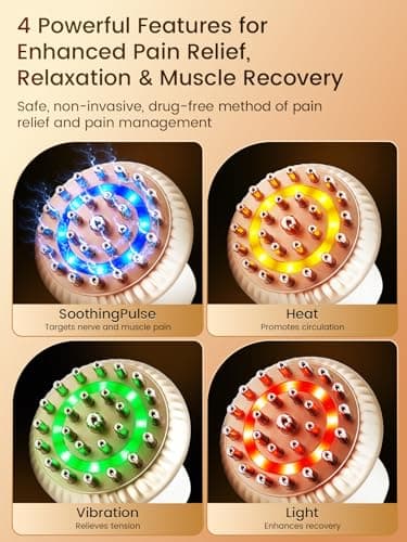 Huxerol Sciatica Pain Relief Devices – Deep Tissue Massager with Multi-Mode Technology, Heat & Light, Targeted Relief for Sciatic Nerve & Lower Back Pain - Thumbnail 5
