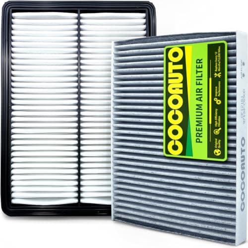 COCOAUTO Cabin & Engine Air Filter Kit for Kia Sorento (2016-2020) 2.0L 2.4L 3.3L, Replace OE 97134C6900 28113A9100