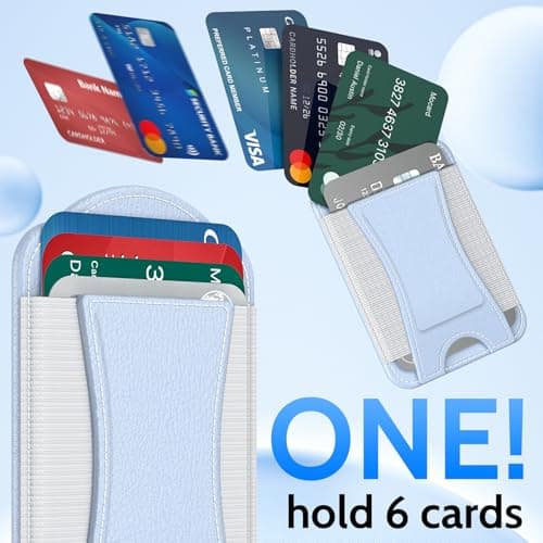 YWXTW 2026 Upgraded Magnetic Wallet for Samsung Galaxy S26/S25/S24 Series and iPhone 17/16/15/14/13/12 Models, 6 Cards Holder, Minimalist Slim Leather Magnet Wallet - Thumbnail 4